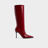 Aldo Re in Emily Medium Red - Knee-high boot, Stiletto heel Women|New