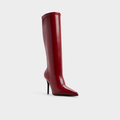 Aldo Re in Emily Medium Red - Knee-high boot, Stiletto heel Women|New