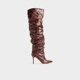 Aldo Daroba in Dark Brown - Over-the-knee boot, Stiletto heel Women