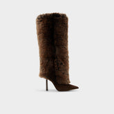 Aldo Lennore in Dark Brown 14163383 - Knee-high boot, Stiletto heel Women