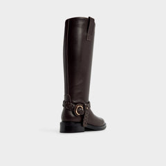 Aldo Philippa in Dark Brown - Riding boot, Block heel Women