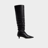 Aldo Muttsee Black Women's Tall Boots - Over-the-knee boot, Kitten heel Women