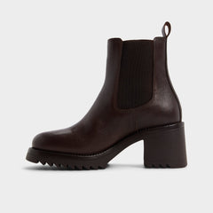 Aldo Anneliese in Medium Brown - Chelsea boot, Lug sole Women