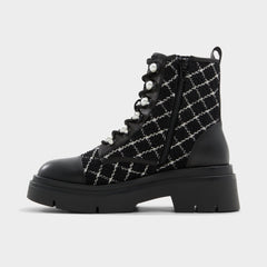 Aldo Marthia in Other Black - Combat ankle boot, Black Women