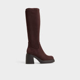 Aldo Auster in Dark Brown - Knee-high boot, Platform Women