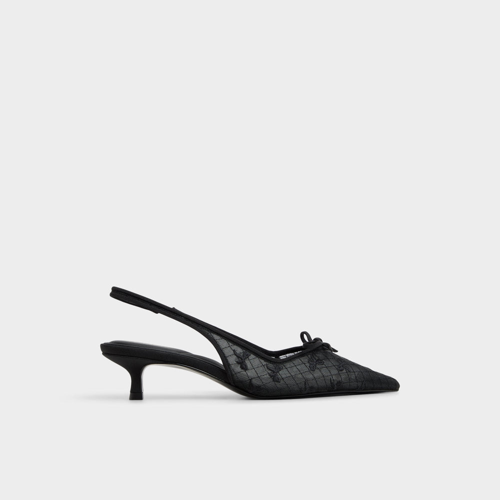 Aldo Azaro in Other Black 14151901 - Slingback heel, Kitten heel Women