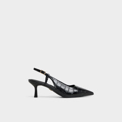 Aldo Adan in Black - Slingback heel, Kitten heel Women