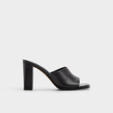 Aldo Re in Sophia Black - Heeled mule, Block heel Women|New