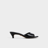 Aldo Haeden Black Women's Heeled mules - Heeled mule, Kitten heel Women