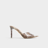 Aldo Anitabrilden Other Grey Women's Mule slides - Heeled mule, Stiletto heel Women