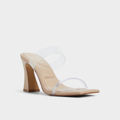 Aldo Calley Tan Women's Heeled mules - Heeled mule, Block heel Women