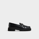 Aldo Danrose Black Women's Loafers & Oxfords - Loafer, Lug sole Women