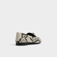 Aldo Ybilide White/Black Women's Loafers & Oxfords - Loafer Women