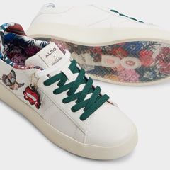 Aldo Whatisadam in White Multi - Women's low top sneaker, Cup sole Women