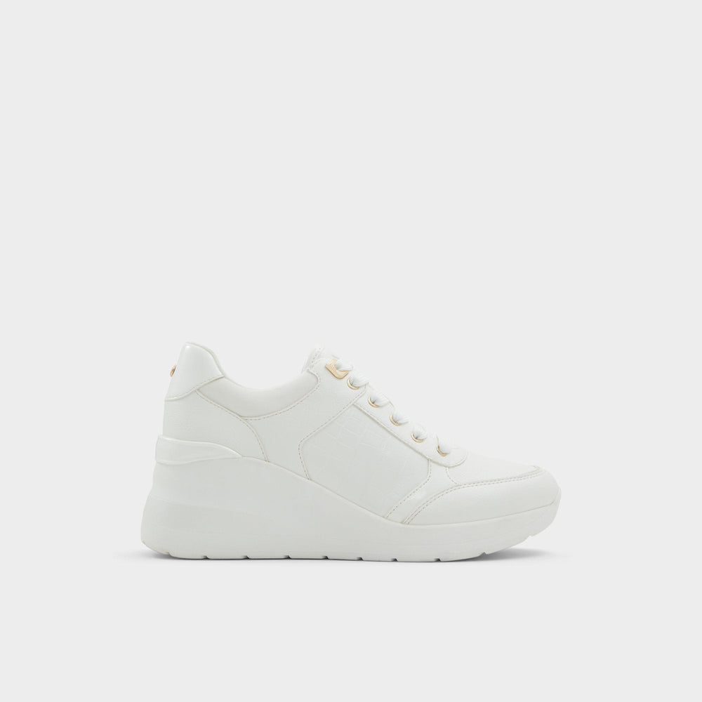 Aldo Iconistep White Overflow Women's Low top sneakers - Wedge sneaker, Wedge heel Women