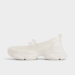 Aldo Aethera White Women's Platform and wedge sneakers - Mary Jane Sneakers, Jogger sole Women