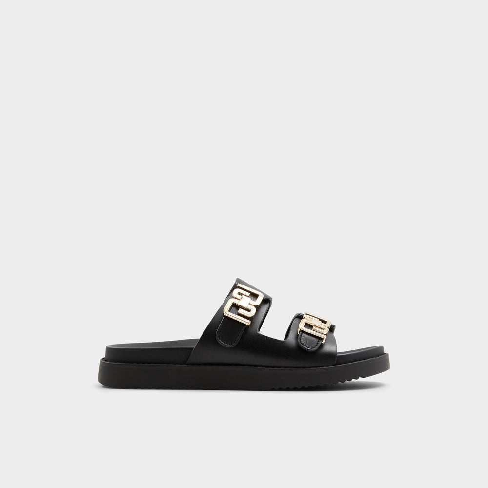 Aldo Alessie Black Women's Footbed sandals - Footbed sandal, Footbed sandal Women