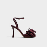 Aldo Tinsel in Bordo - Strappy heeled sandal, Stiletto heel Women|Bags