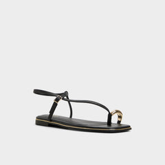 Aldo Jomalina Black Women's Flats - Strappy flat sandal Women