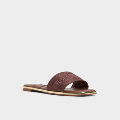 Aldo Oceania Medium Brown Women's Flats - Slide sandal Women