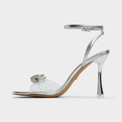 Aldo Ozley Silver Women's Strappy Heels - Strappy heeled sandal Women