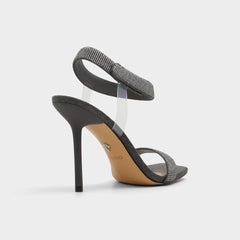 Aldo Rosy Dark Grey Women's Strappy sandals - Strappy heeled sandal Women