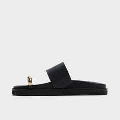 Aldo Beachstroll Black Women's Footbed sandals - Footbed sandal, Footbed sandal Women