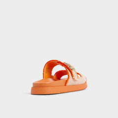 Aldo Daisymae Orange Women's Footbed sandals - Women