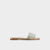 Aldo Oceania-xt Other Green Women's Flats - Slide sandal Women