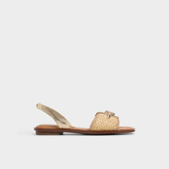 Aldo Goassi Gold Women's Iridescent metallics - Flat sandal Women