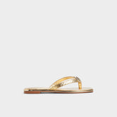 Aldo Conchiglia Gold Women's Flats - Flip flop Women