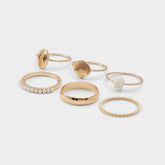 Aldo Shellchic Ice Women's Rings - Stackable rings Women|Accessories