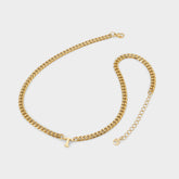 Aldo Yourletters Medium Yellow Women's Necklaces - Necklace Women|Accessories