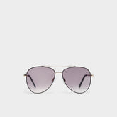 Aldo Arilicanx Black/Gold Multi Women's Aviator - Aviator sunglasses Women|Accessories