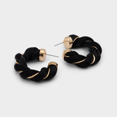 Aldo Twists in Black Gold Multi - Hoop earrings Women|Accessories