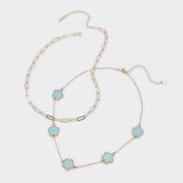 Aldo Feelinblue Turquoise Women's Necklaces - Layered necklace Women|Accessories