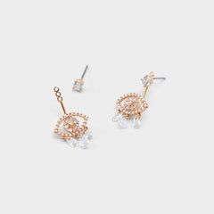Aldo Eulalie Gold/Clear Multi Women's Gold plated - Earrings Women|Accessories