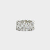 Aldo Nikka Silver/Clear Multi Women's Cubic Zirconia - Ring Women|Accessories