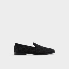Aldo Casino Other Black Synthetic Textured Men's Dress Shoes - Loafer Men