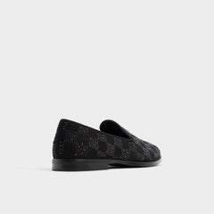 Aldo Casino Other Black Synthetic Textured Men's Dress Shoes - Loafer Men