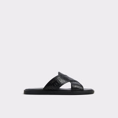 Aldo Olino Open Black Men's Slides - Slide sandal Men