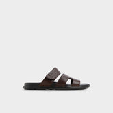 Aldo Windham Dark Brown Men's Sandals & Slides - Slide sandal Men