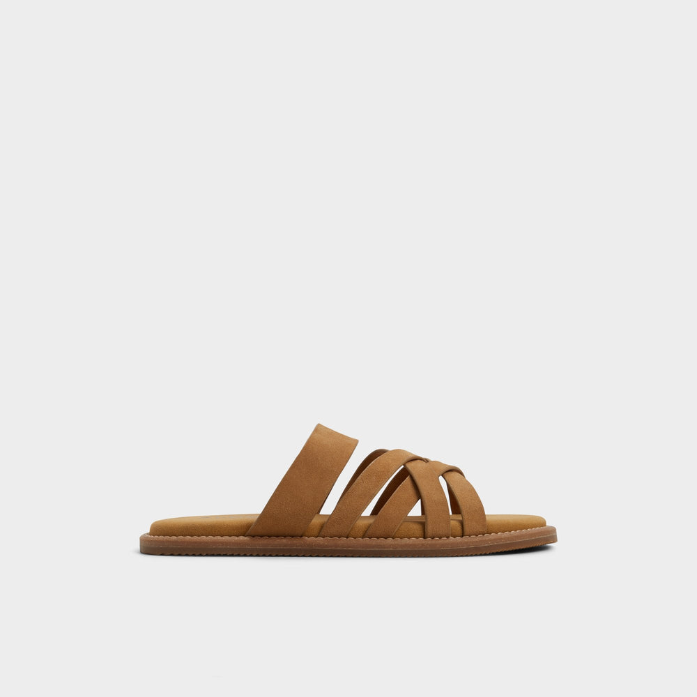 Aldo Haniff Camel Men's Sandals & Slides - Strappy flat sandal Men