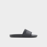 Aldo Dinmore Black Synthetic Rubber Men's Slides - Slide sandal Men