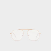 Aldo Diprion Gold Men's Aviator - Non-prescription reading glasses Men