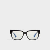 Aldo Nightfall Black Men's Rectangle - Non-prescription reading glasses Men