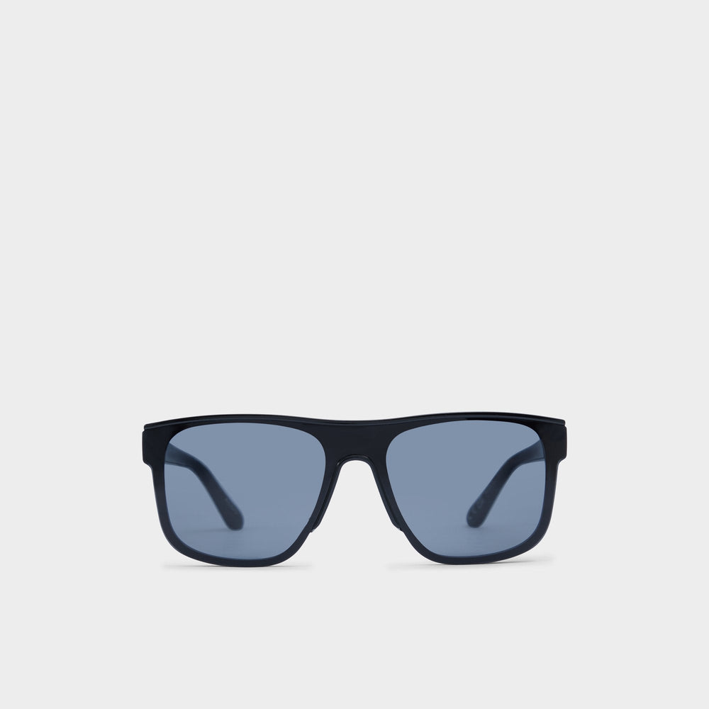 Aldo Tervetes Black Men's Shield - Rectangle sunglasses Men