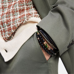 Aldo Alderbrae Dark Green Men's Jewelry - Bracelet Men
