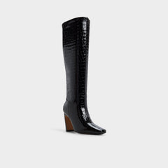 Aldo Vivienna in Black - Knee-high boot, Block heel Bags