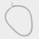 Aldo Maliana Silver/Clear Multi Women's Necklaces - Choker necklace Accessories